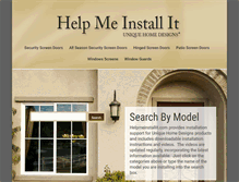 Tablet Screenshot of helpmeinstallit.com